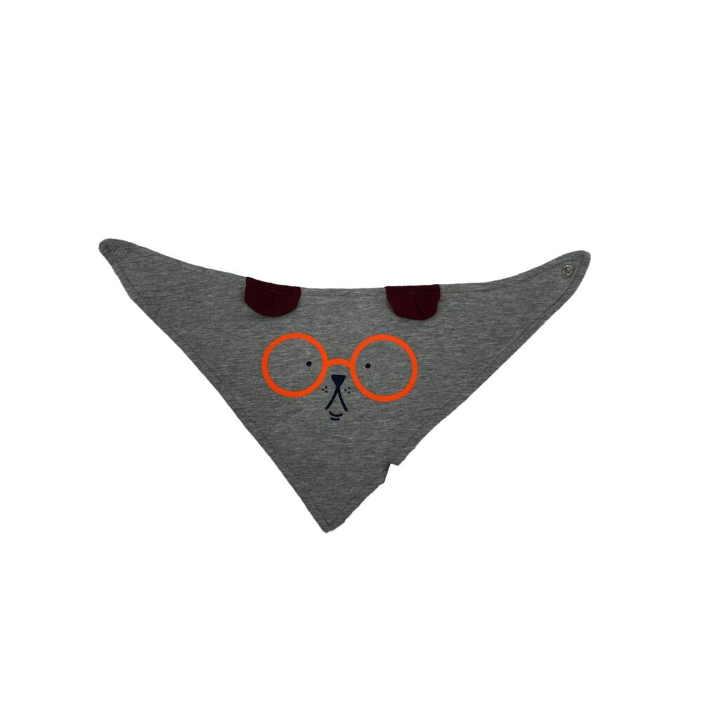 NWT Target Baby Dog Snap Button Bib Size 12 Months